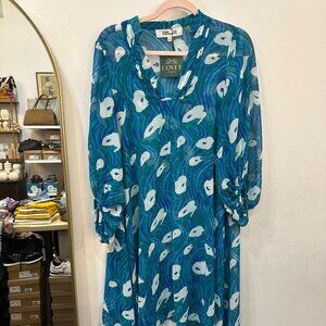 DVF Diane Von Furstenberg Blue Dress